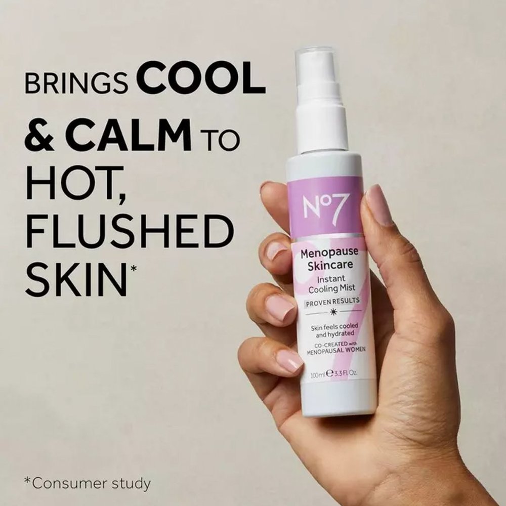 Set of 2 NO7 Menopause Skincare Instant Cooling & Hydrating Mist Spray NEW 3.3oz - Picture 3 of 10